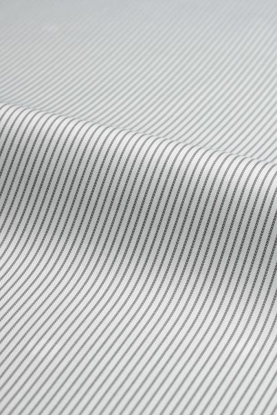 Gray and white business shirt