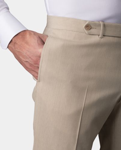 Ivory suit pants