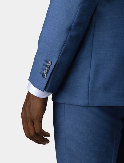 Sky blue suit jacket