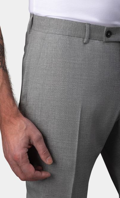Light gray suit pants