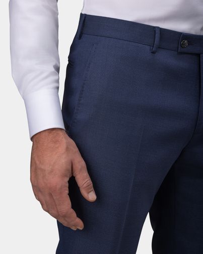 Navy blue suit pants