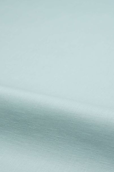 Chemise en lin bleu aqua