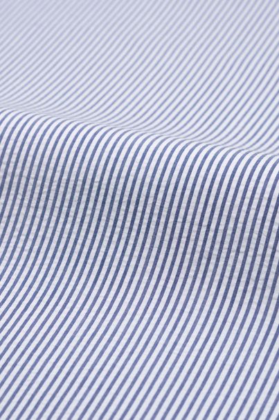 Chemise en seersucker rayé<br>