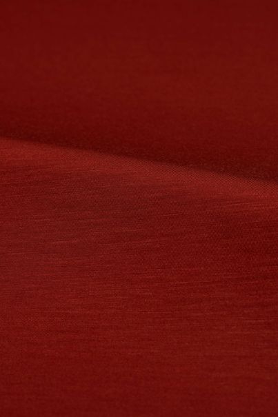 Bright Red Merino Wool T-Shirt