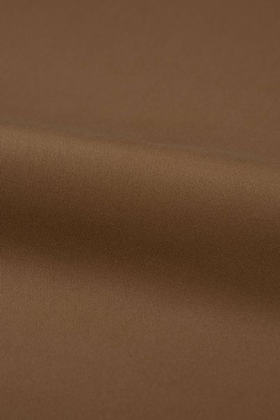 Maßgeschneiderte Chino-Hose aus dunklem Khaki-Twill