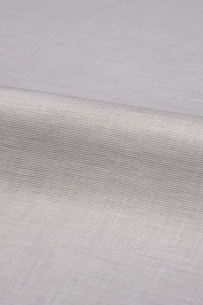 Light gray airy woven business shirt