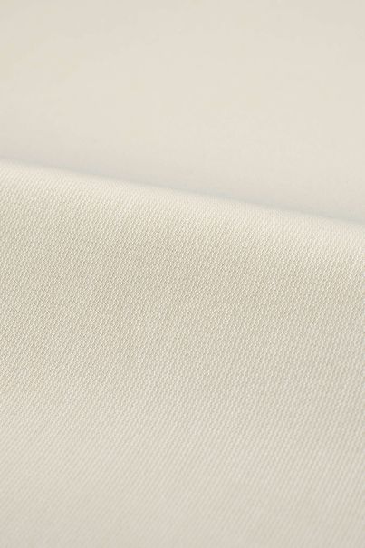 Ivory textured cotton shacket