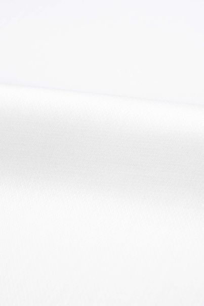 White dobby easy iron organic cotton shirt