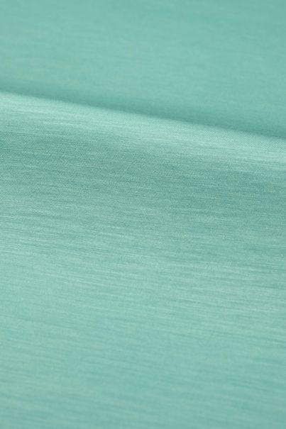 T-shirt en laine mérinos vert aqua