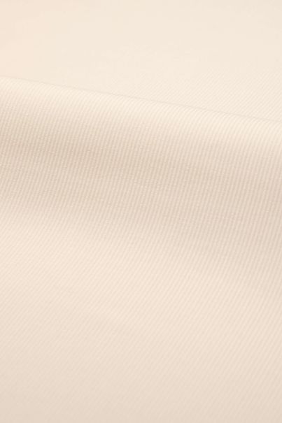 Chemise en seersucker ivoire à rayures à manches courtes
