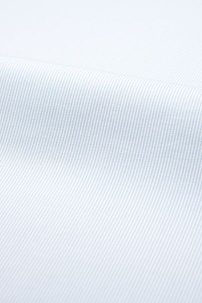 Chemise seersucker bleu clair rayée à manches courtes