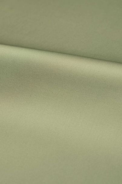 Olive green satin dress shirt