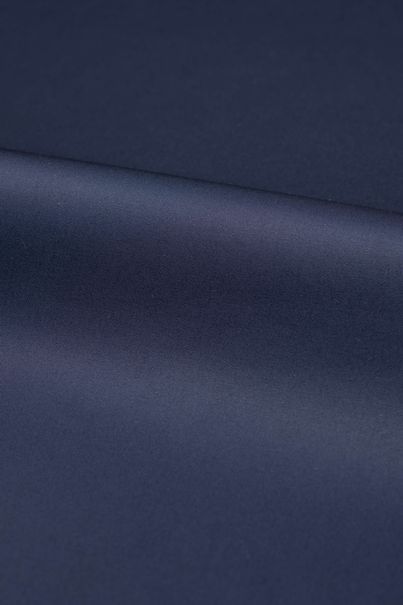 Dark blue satin dress shirt