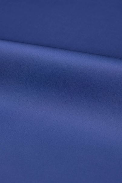 Royal blue satin dress shirt