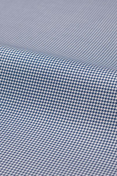 Blue and white business shirt