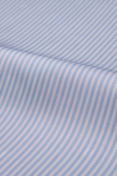 Red striped business shirt