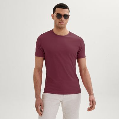 Vinröd  t-shirt