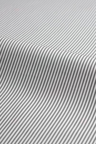 Gray striped business shirt 