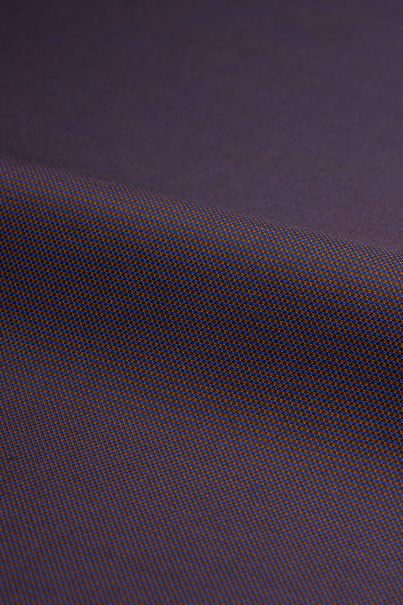 Chemise business bleu et brun