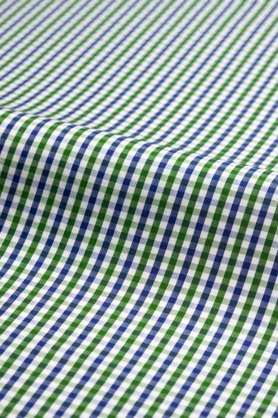 Chemise Business Verte à Carreaux