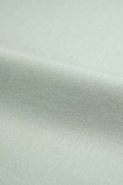 Chemise à manches courtes sauge en lin