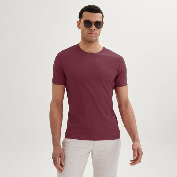Tshirt Short Sleeve_0002_Parker, burgundy.jpg