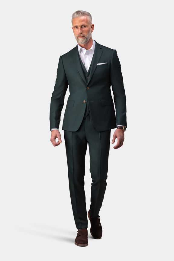 Emerald green three-piece suit | Tailor Store®