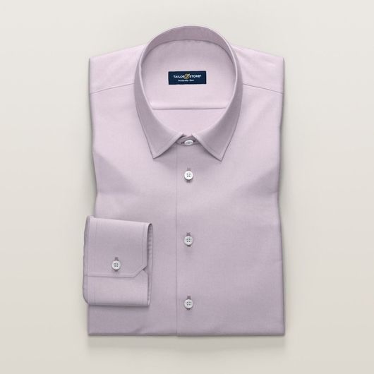 Business-skjorter til kvinder i luksuriøs lyserød sildebensvævning 