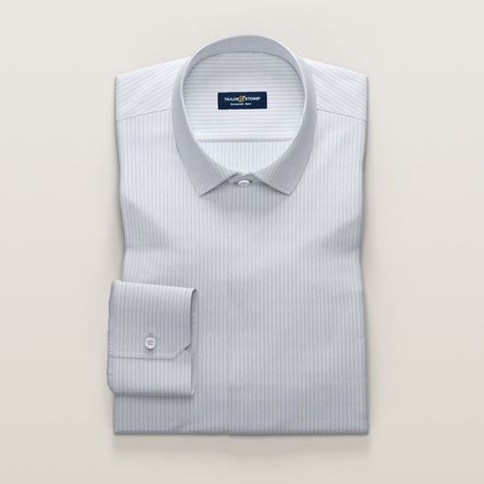 Light blue and white striped women's shirt Tailor Store®