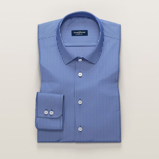 Blue striped women's shirt | Tailor Store®