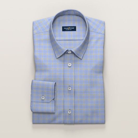 Light blue striped business shirt | Tailor Store®