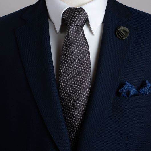 Silk tie in gray | Tailor Store®