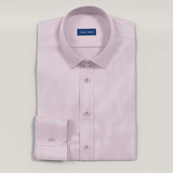 men's pink slim fit dress shirt Athletic Fit Dress Shirt in Pink L