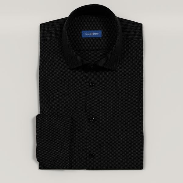 Black luxurious business shirt