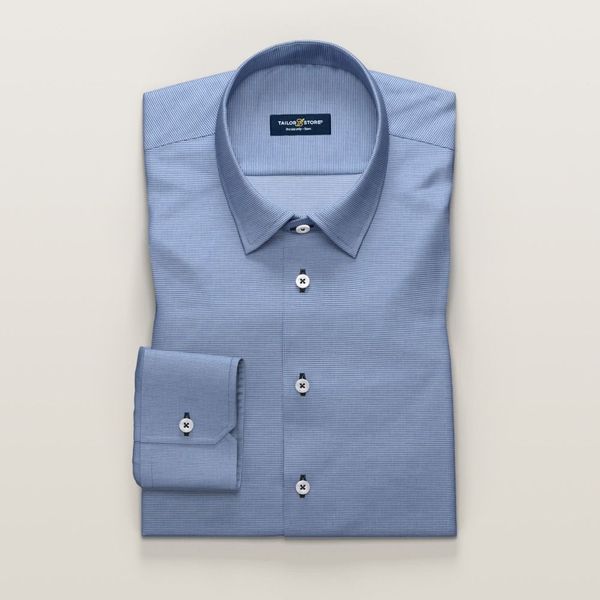 Dark blue business shirt | Tailor Store®