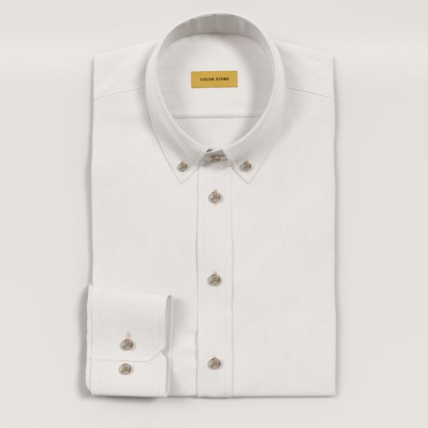 Ivory Oxford shirt | Tailor Store