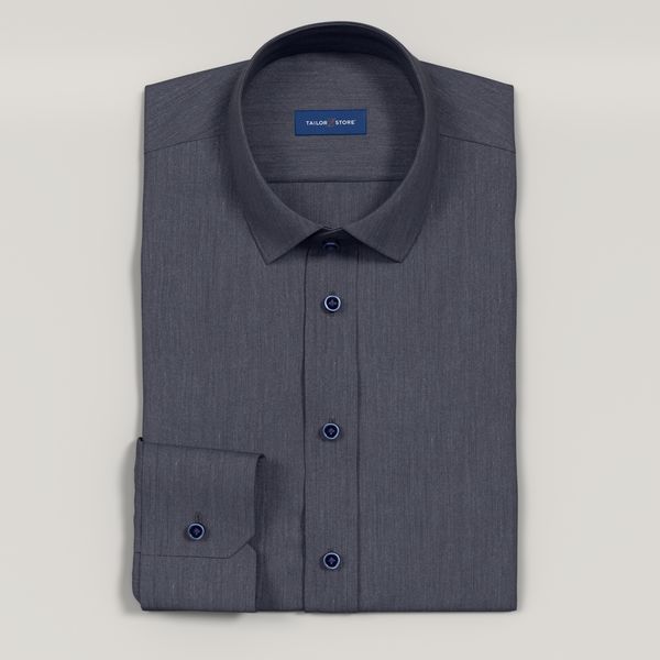mens dusty blue dress shirt Men's Blue Dress Shirts