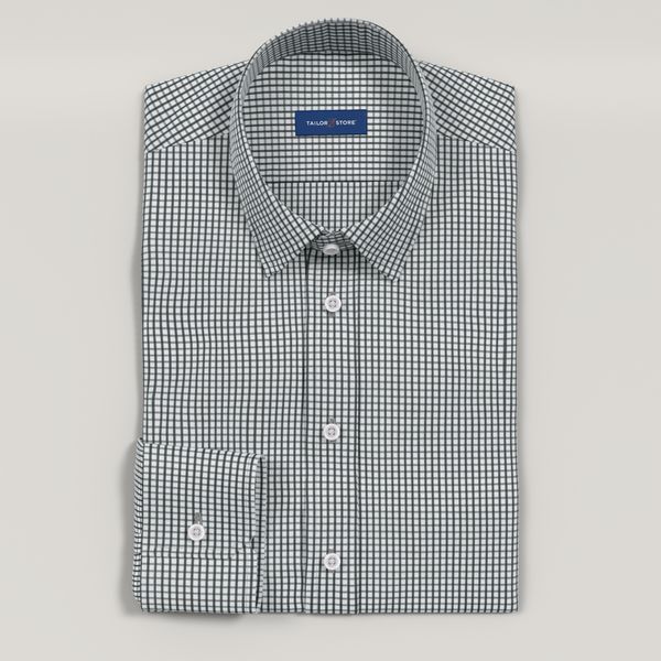 black and white checkered mens dress shirt Black and White checkered business casual shirt