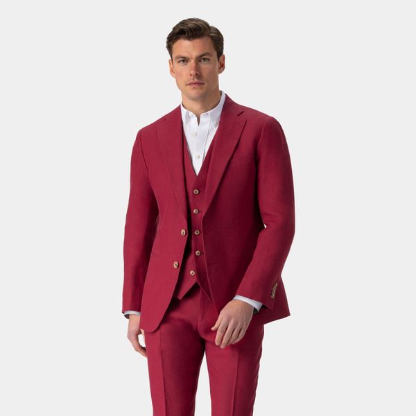 Raspberry red threepiece suit Tailor Store®