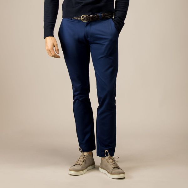 ladies navy blue chinos