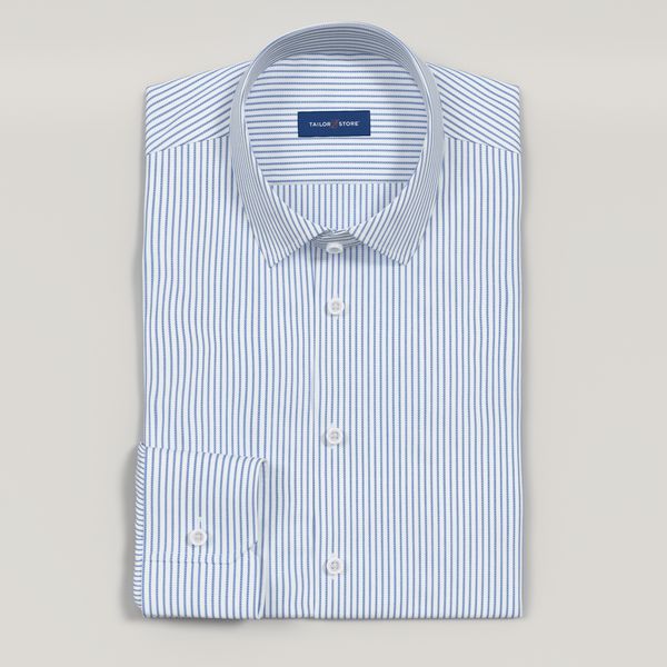 Blue and white business shirt | Tailor Store®