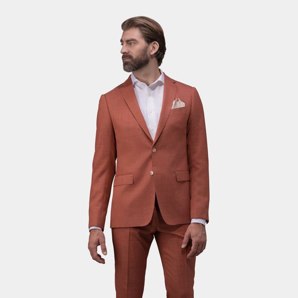 Burnt orange suit jacket | Tailor Store®