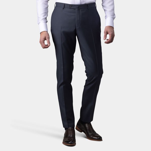 Dark navy suit pants