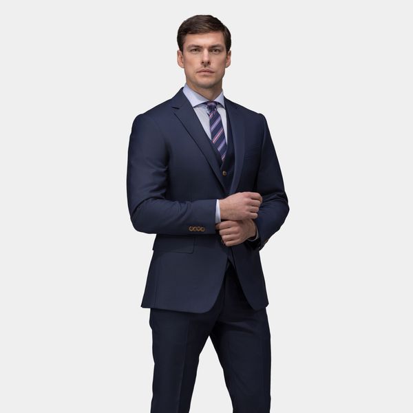 Navy blue outlet dress suit