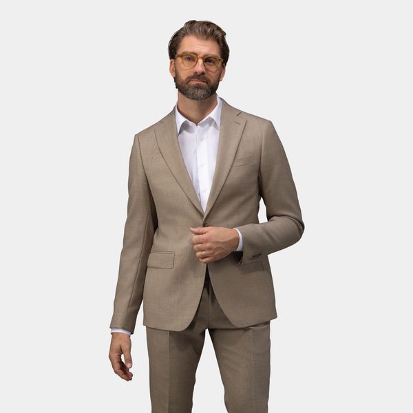 Beige suit jacket