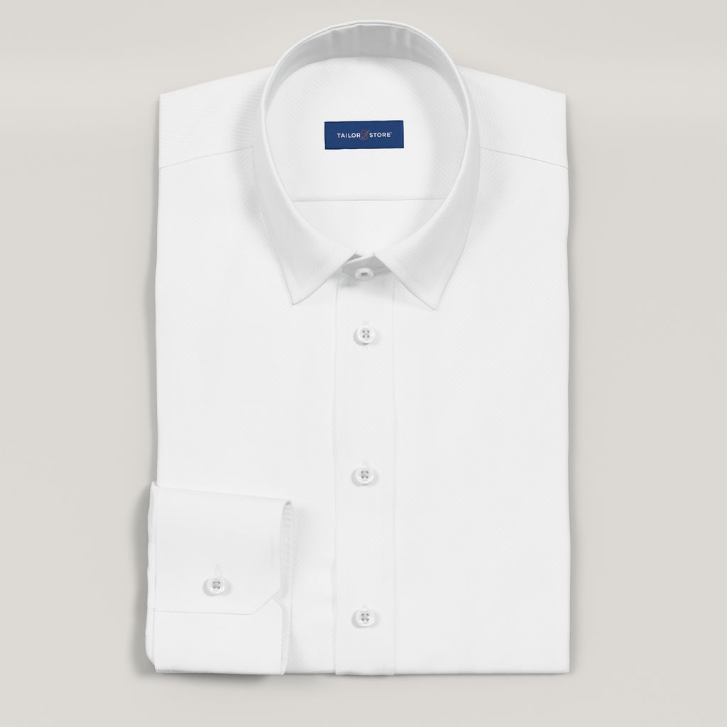 Men’s Custom White Dress Shirt