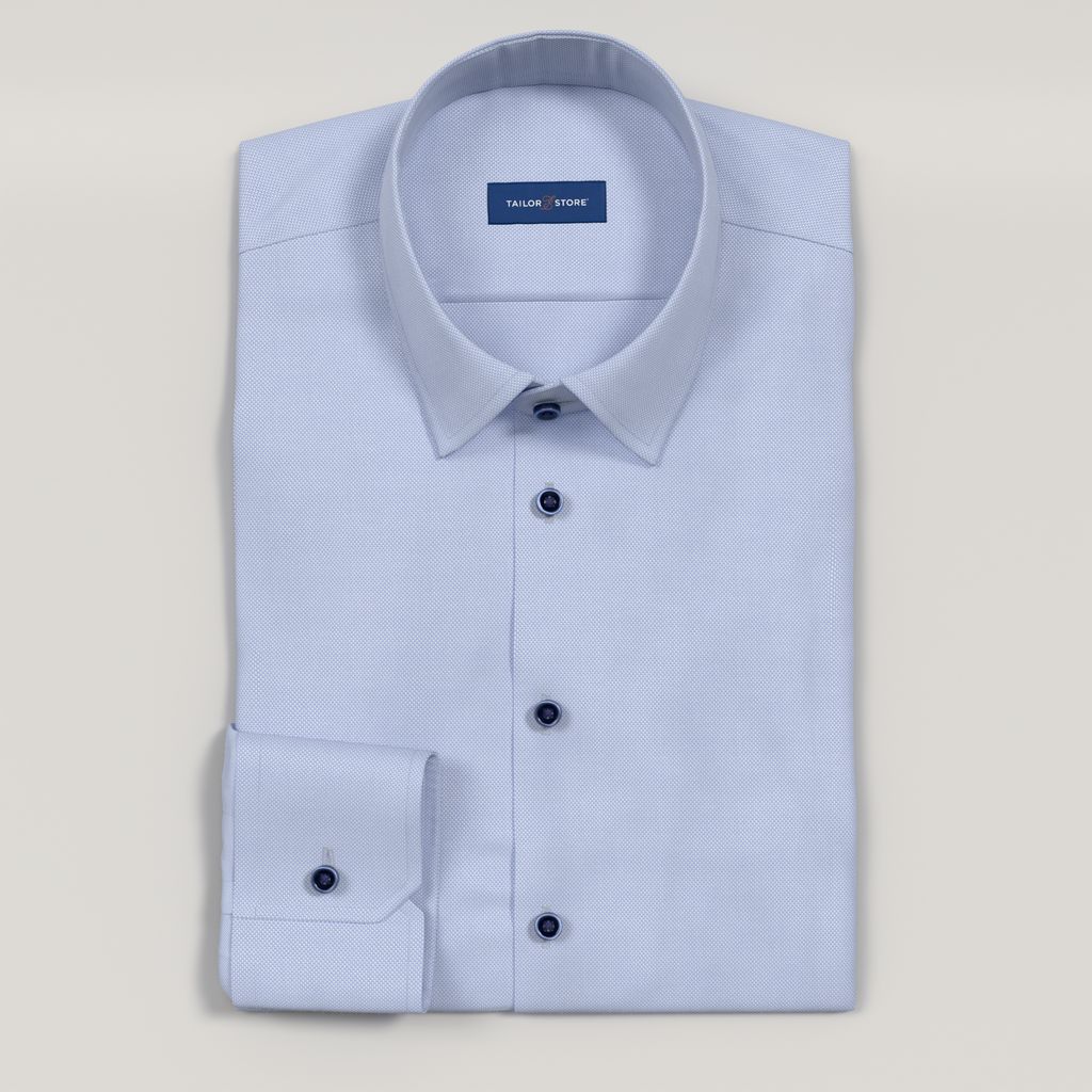 Light blue French Oxford shirt