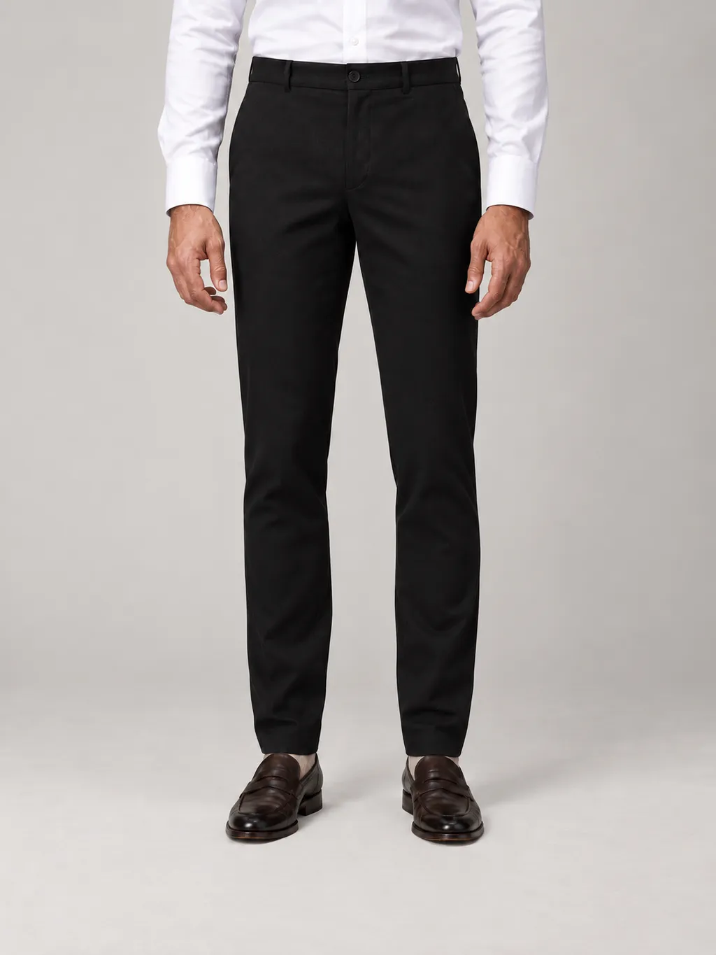 Sorte chinos med stretch