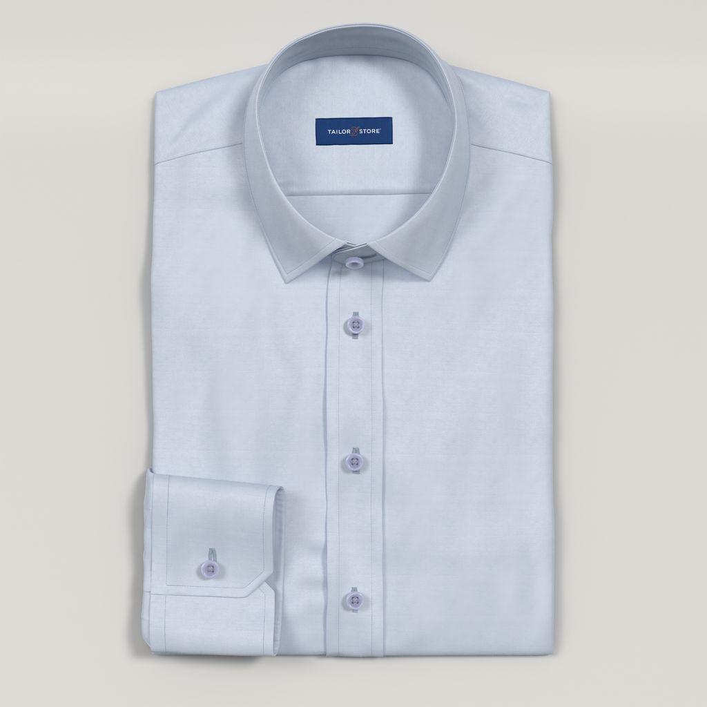 Light blue pinpoint oxford shirt