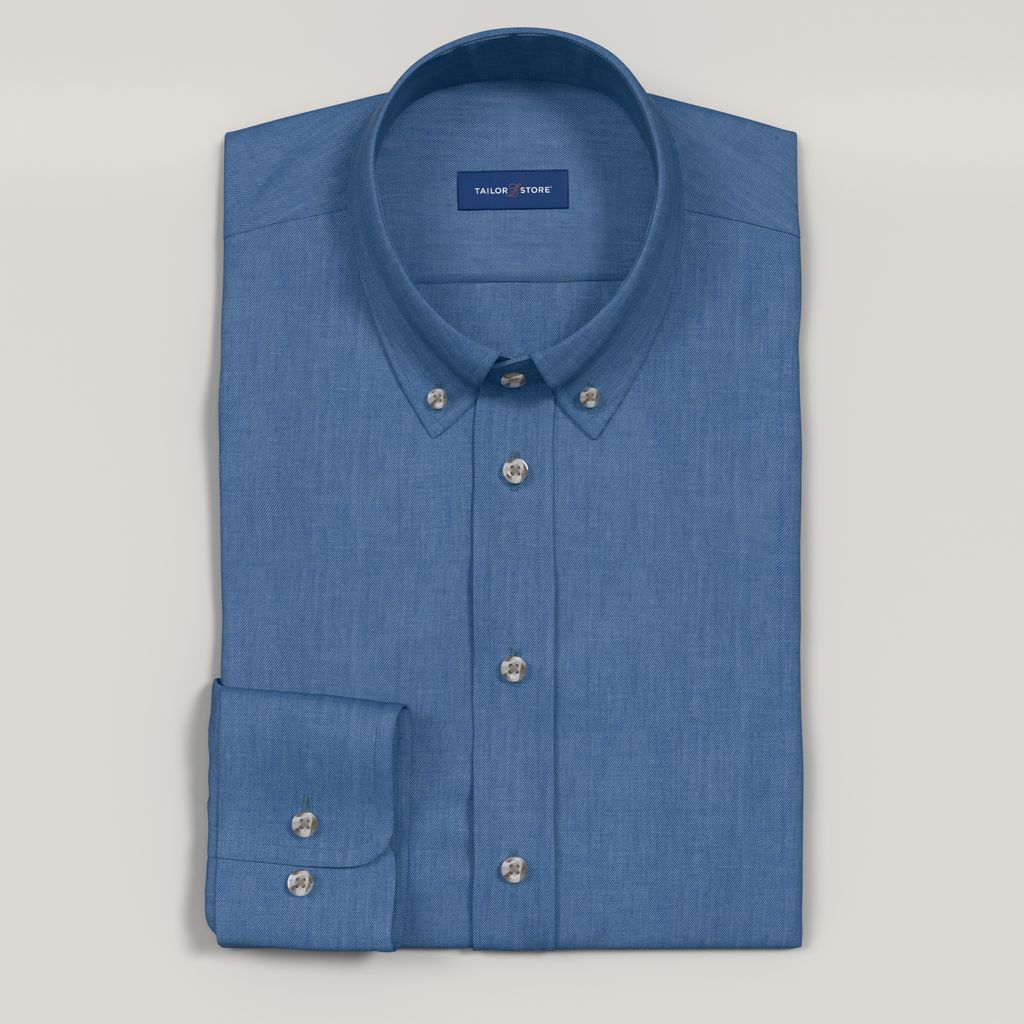 Denim blue dress shirt